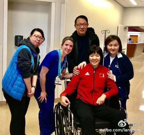 2017年1月，郎平在里约奥运会后首次接受手术。顺利结束后，郎平进入了一段较长的康复期