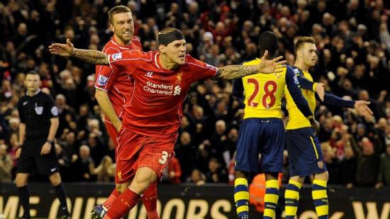 受伤的斯科特尔还头球绝杀阿森纳